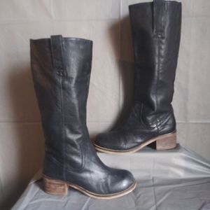 Steve Madden black foreway slouchy boots